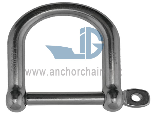 Jenis Lebar D-Shackle, SS304 ATAU SS316
