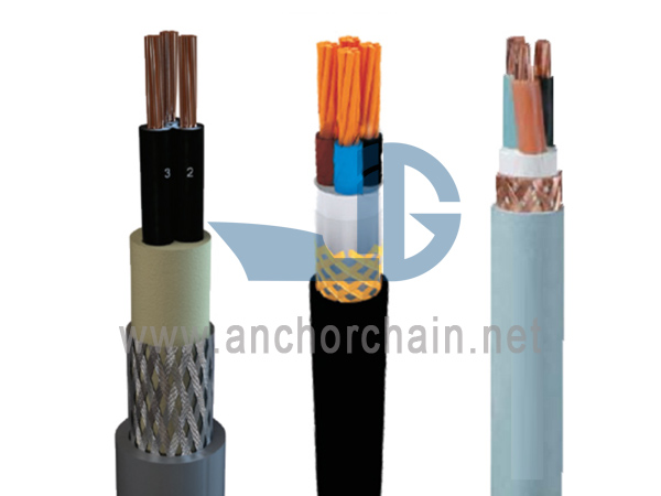 Kabel Kawalan Marin Berperisai tahan api 250V