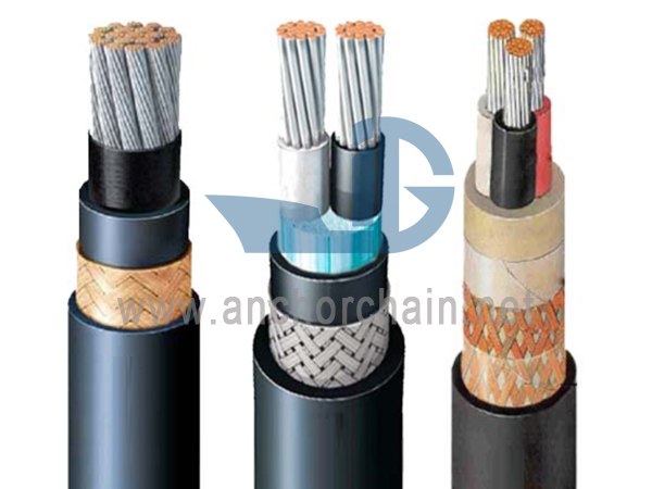 Kabel Kuasa Papan Kapal bebas Halogen tahan api 0.61KV
