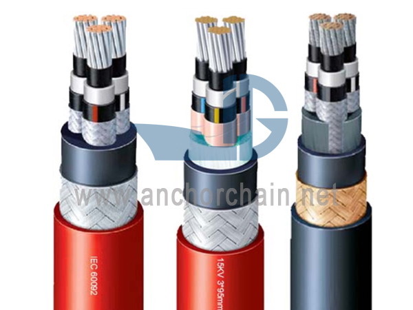 Kabel Kuasa Marin Voltan Sederhana Kalis Api