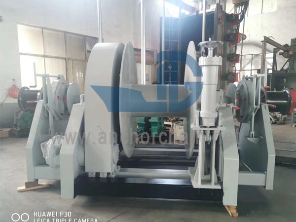Hidraulik Single Windlass Double Shaft Satu Dram