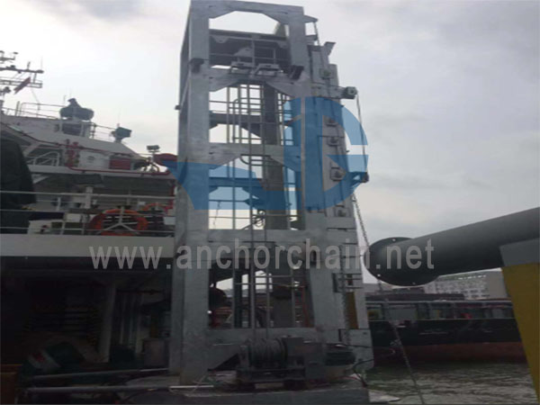 Tangga Dermaga Aluminium Aloi Kapal Berputar Teleskopik Hidraulik