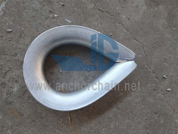 JIS B 2802 Thimble A Jenis Untuk Tali Wayar Keluli Terbuka