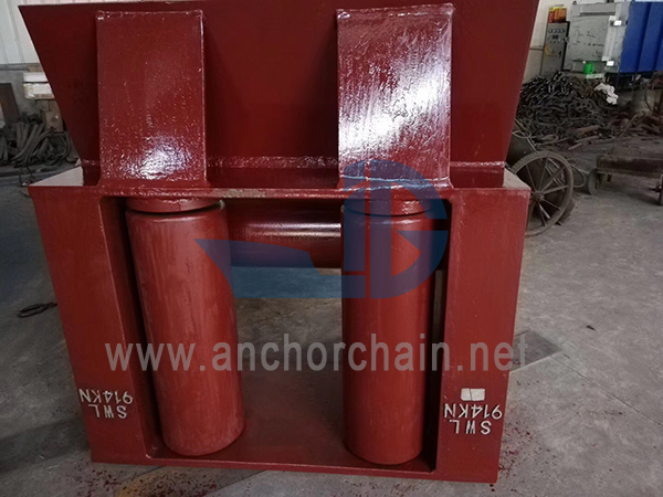 JIS F2026 Fairlead dengan Penggelek Mendatar