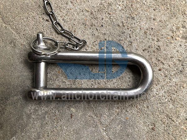 Jenis Panjang D-Shackle Panjang, SS304 ATAU SS316