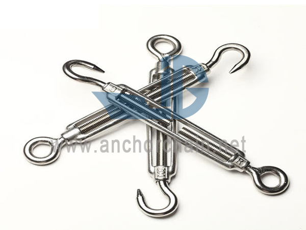 Jenis Bingkai Turnbuckle Mata Cangkuk SS304 ATAU SS316